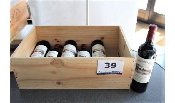 kist inh 6 flessen à 75cl rode wijn, Chateau Picque Caillou, 2018